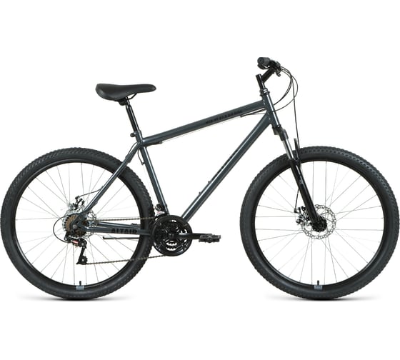 Велосипед ALTAIR MTB HT 275 2.0 disc 275 21 скорость, рост 17, темно-серый/черный RBKT1M17G005