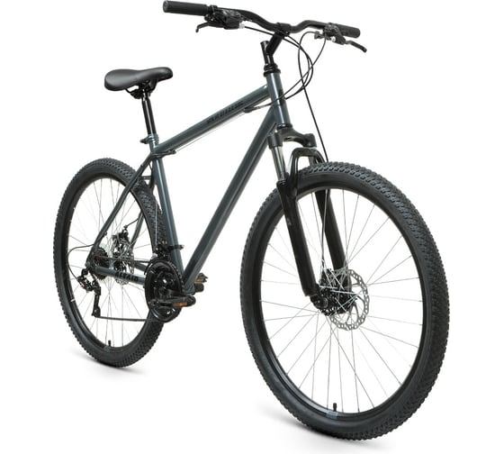 Велосипед ALTAIR MTB HT 275 2.0 disc 275 21 скорость, рост 17, темно-серый/черный RBKT1M17G005