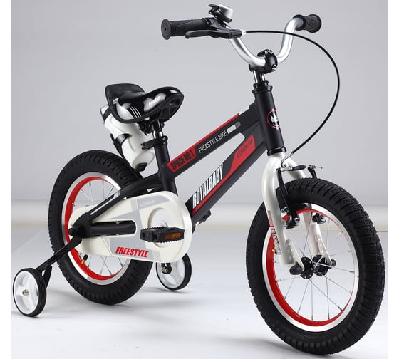 Велосипед Royal Baby Freestyle Space №1 12", алюминиевая рама, RB12-17 Черный