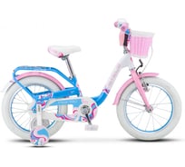 Детский велосипед STELS Pilot-190 16" V030, размер рамы 9", фиолетовый/розовый/белый LU074703