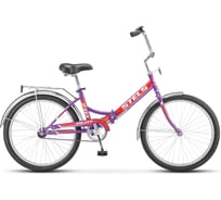 Велосипед STELS Pilot-710 24" Z010, размер рамы 16", фиалковый/зелёный LU076400