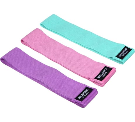 Фитнес-резинка тканевая SILAPRO 8x70 см, 30 кг, 45 кг, 75 кг, полиэстер, латекс 093-010