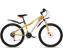 Велосипед STARK Rocket 24.1 D, 2021 г, оранжевый/белый/красный, HD00000293