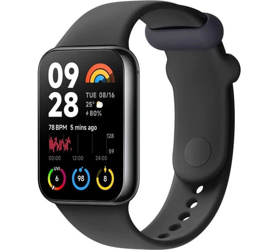 Фитнес-браслет Xiaomi Smart Band 8 Pro, цвет черный BHR8017GL 1