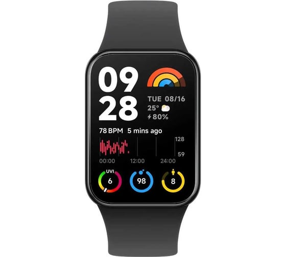 Фитнес-браслет Xiaomi Smart Band 8 Pro, цвет черный BHR8017GL