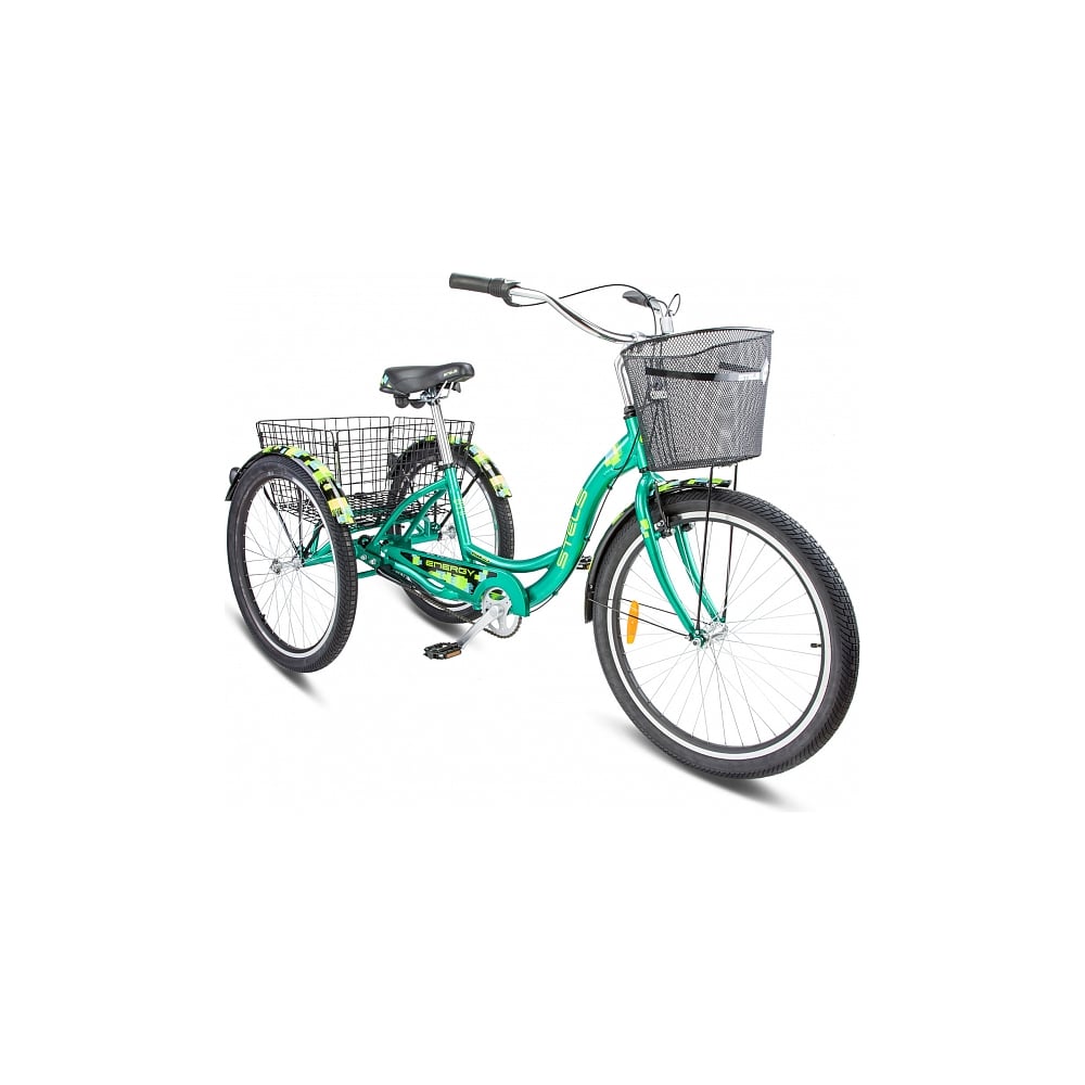 Велосипед STELS Energy-III, 26", V030, рама 16", зелёный/синий LU075436 ...