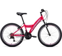 Велосипед FORWARD DAKOTA 24 1.0, 24, 18 ск. рост 13, розовый/белый RBKW1J14E004