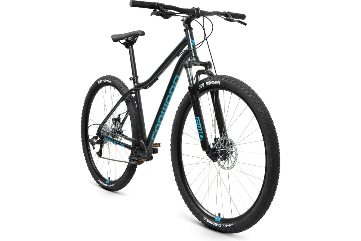 Велосипед FORWARD SPORTING 29 2.2 disc 29, 8 скоростей, рост 19, черный ...