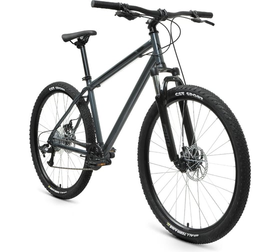 Велосипед FORWARD SPORTING 27.5 2.2 disc 27.5, 8 скоростей, рост 19, темно-серый/черный RBKW1M17G018