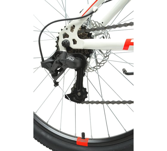 Велосипед FORWARD FLASH 26 2.2 disc 26, 21 скорость, рост 19, белый/голубой RBKW1M16G044