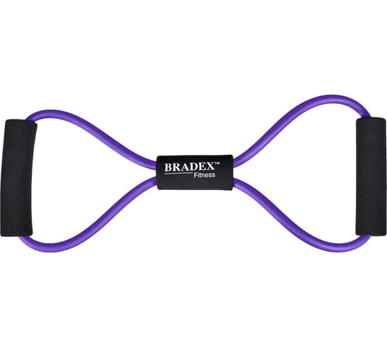 Эспандер BRADEX ВОСЬМЕРКА SF 0723, 6х10х1000 мм, фиолетовый