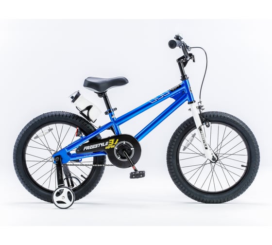 Велосипед Royal Baby Freestyle 12", стальная рама, RB12B-6 синий