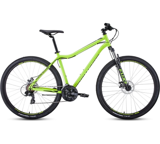 Велосипед FORWARD SPORTING 29 2.2 disc, 8 скоростей, ярко-зеленый/черный, RBKW1M19G013