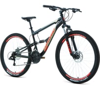 Велосипед FORWARD RAPTOR 27.5 2.0 disc, рост 18, черный/красный RBKW1F17E011