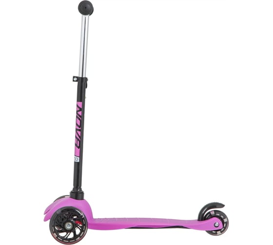 Детский самокат-кикборд NOVATRACK Disco-kids Basic 120H.DISCOKIDS.BPN20