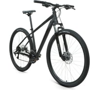 Велосипед FORWARD APACHE 29, 2.2 disc, рост 21, черный-матовый/черный RBKW1M39G013