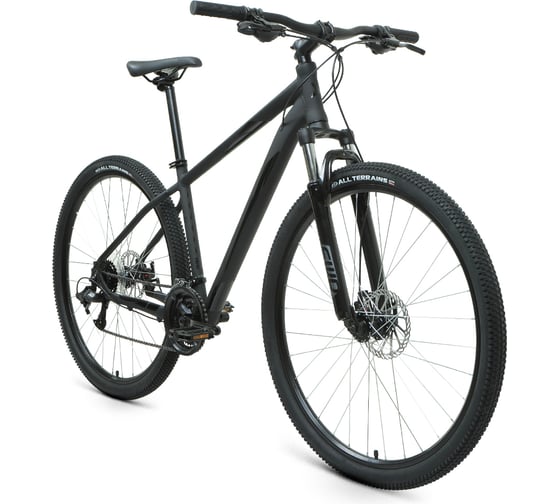 Велосипед FORWARD APACHE 29, 2.2 disc, рост 21, черный-матовый/черный RBKW1M39G013 1