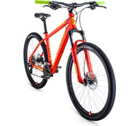 Велосипед FORWARD APACHE 27.5 X 27.5, 16 скорость, рост 17, красный/матовый/желтый 1BKW1M37G008