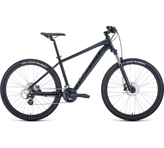 Велосипед FORWARD APACHE 27.5 X 27.5, 16 скоростей, рост 17, черный-матовый/черный 1BKW1M37G006