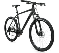 Велосипед FORWARD APACHE 27.5 2.2 disc, рост 19, черный/матовый/черный RBKW1M37G028