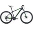 Велосипед FORWARD APACHE 27.5 2.2 S disc 27.5, 21 скорость, рост 21, черный/матовый/ярко-зеленый RBKW1M37GS35 1
