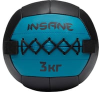 Медбол Insane IN24-WB100 3 кг, голубой 4680459214515