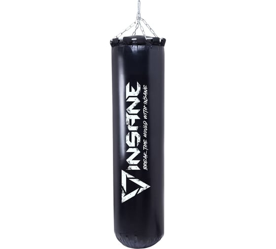 Мешок боксерский Insane PB-01, 120 см, 45 кг, тент, черный 4680459156655 УТ-00021348