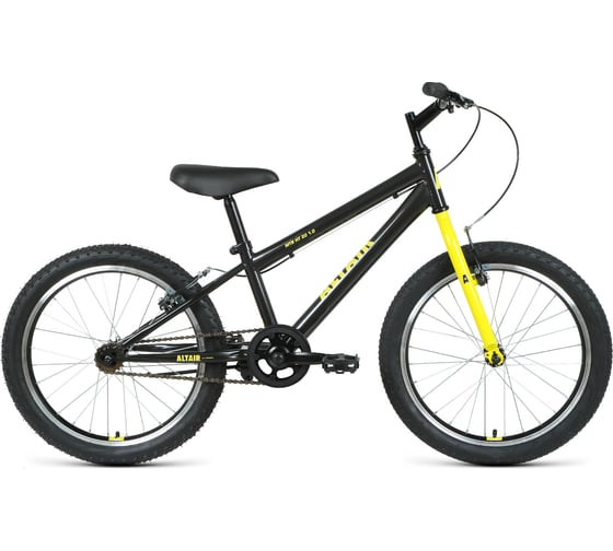 Велосипед ALTAIR MTB HT 20, рост 10.5, темно-серый/желтый 1BKT1J101009 1
