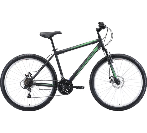 Велосипед BLACK ONE Onix 26 D, чёрный/серый/зелёный, размер рамы 20" H000016564 1
