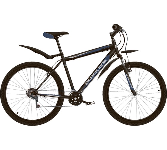 Велосипед BLACK ONE Onix 27.5, черный/синий/серый, размер рамы 16" H000016574 1