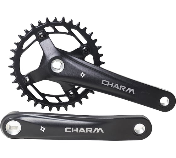 Система PROWHEEL CHARM-FDO4S-36T 175 мм, AL-6061-T6, CHAINLINE:50 мм, под квадрат, черный H000017498 1