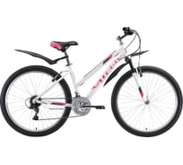 Велосипед STARK Luna 26.1 V, 2020 г, белый/розовый/серый, размер рамы 18" H000016394