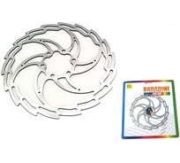 Ротор тормоза BARADINE DB-05, 180 мм, серебристый, вес 111.5 г, крепление IS6 H000017035