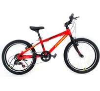 Велосипед FORWARD RISE 20 2.0 рост 10.5, красный/ярко-желтый RBKW1J307005