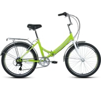 Велосипед FORWARD VALENCIA 24 2.0 24, 6 скоростей, рост 16, зеленый/серый RBKW1C246001