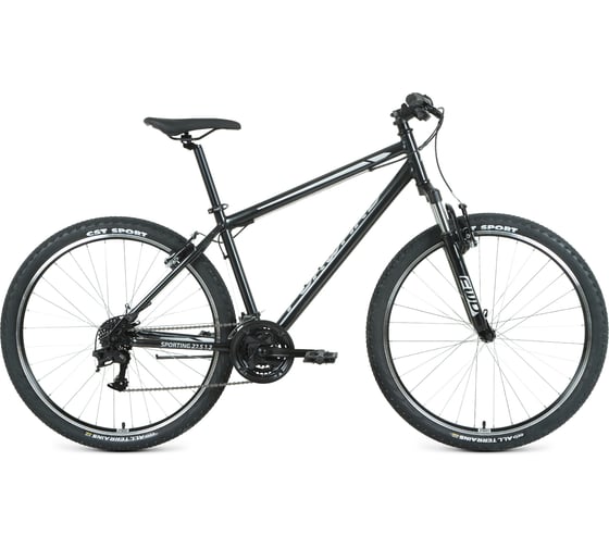 Велосипед FORWARD SPORTING 27.5, 1.2, рост 15, черный/серебристый RBKW1M17G002 1