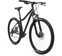 Велосипед FORWARD SPORTING 29, 2.2 disc, 29, 8 скоростей, рост 19, черный/темно-серый RBKW1M19G004