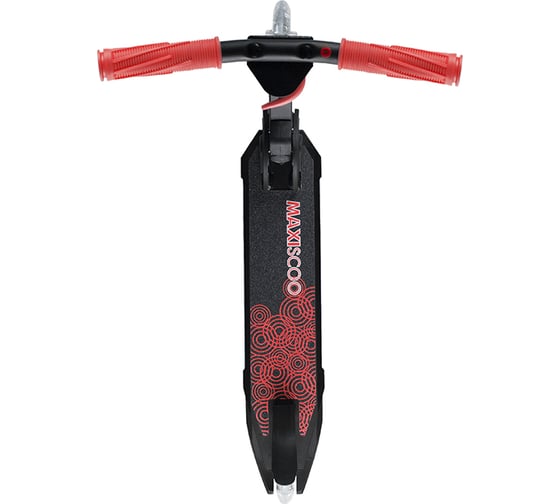 Складной двухколесный самокат MAXISCOO со светящейся платформой, красный CH-125L MSC-CH125L-R