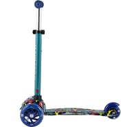 Трехколесный самокат MAXISCOO со светящимися колесами с принтом Динозавры Baby MSC-B082007