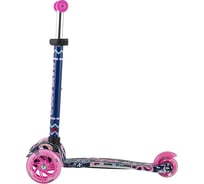 Трехколесный самокат MAXISCOO со светящимися колесами с принтом Фламинго Baby MSC-B082008