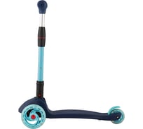 Трехколесный самокат MAXISCOO со светящимися колесами, синий Baby Delux MSC-B072002D