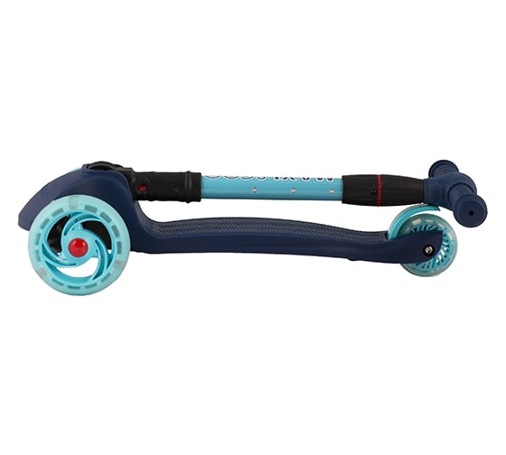 Трехколесный самокат MAXISCOO со светящимися колесами, синий Baby Delux MSC-B072002D