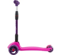 Трехколесный самокат MAXISCOO со светящимися колесами, розовый Baby Delux MSC-B081901D