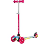 Самокат FOXX MAX 25кг, 120х90мм, свет неон, КИКБ FXA.DISCOKIDS.WMC20