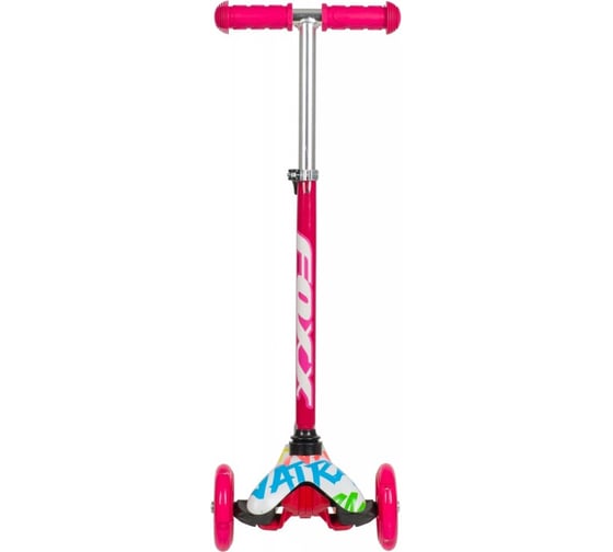 Самокат FOXX MAX 25кг, 120х90мм, свет неон, КИКБ FXA.DISCOKIDS.WMC20