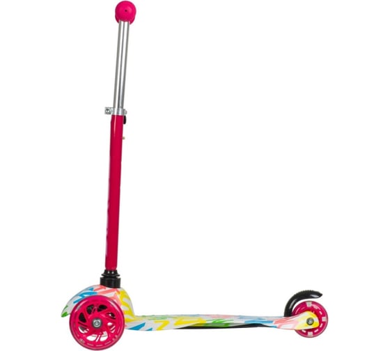 Самокат FOXX MAX 25кг, 120х90мм, свет неон, КИКБ FXA.DISCOKIDS.WMC20