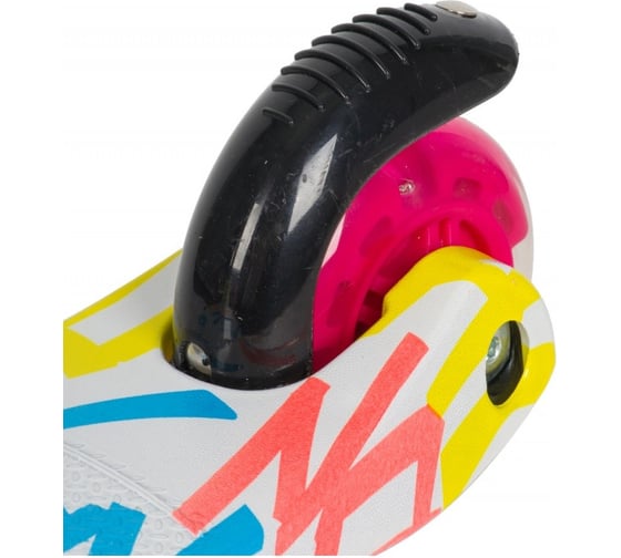 Самокат FOXX MAX 25кг, 120х90мм, свет неон, КИКБ FXA.DISCOKIDS.WMC20