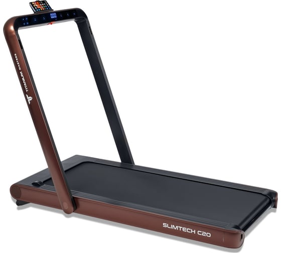 Беговая дорожка BRADEX Titanium Masters Slimtech C20 коричневая