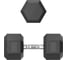 Гантель гексагональная обрезиненная UNIXFIT 22,5 кг DBHEX22_5 3