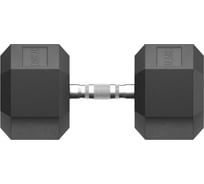 Гантель UNIXFIT гексагональная, обрезиненная, 37.5 кг DBHEX37_5